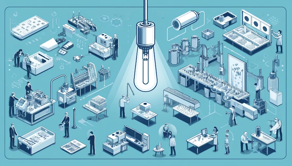 production of ultraviolet lamps