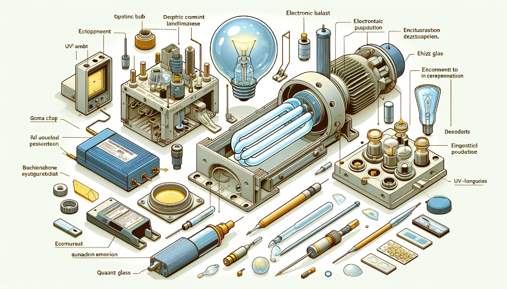 production of ultraviolet lamps